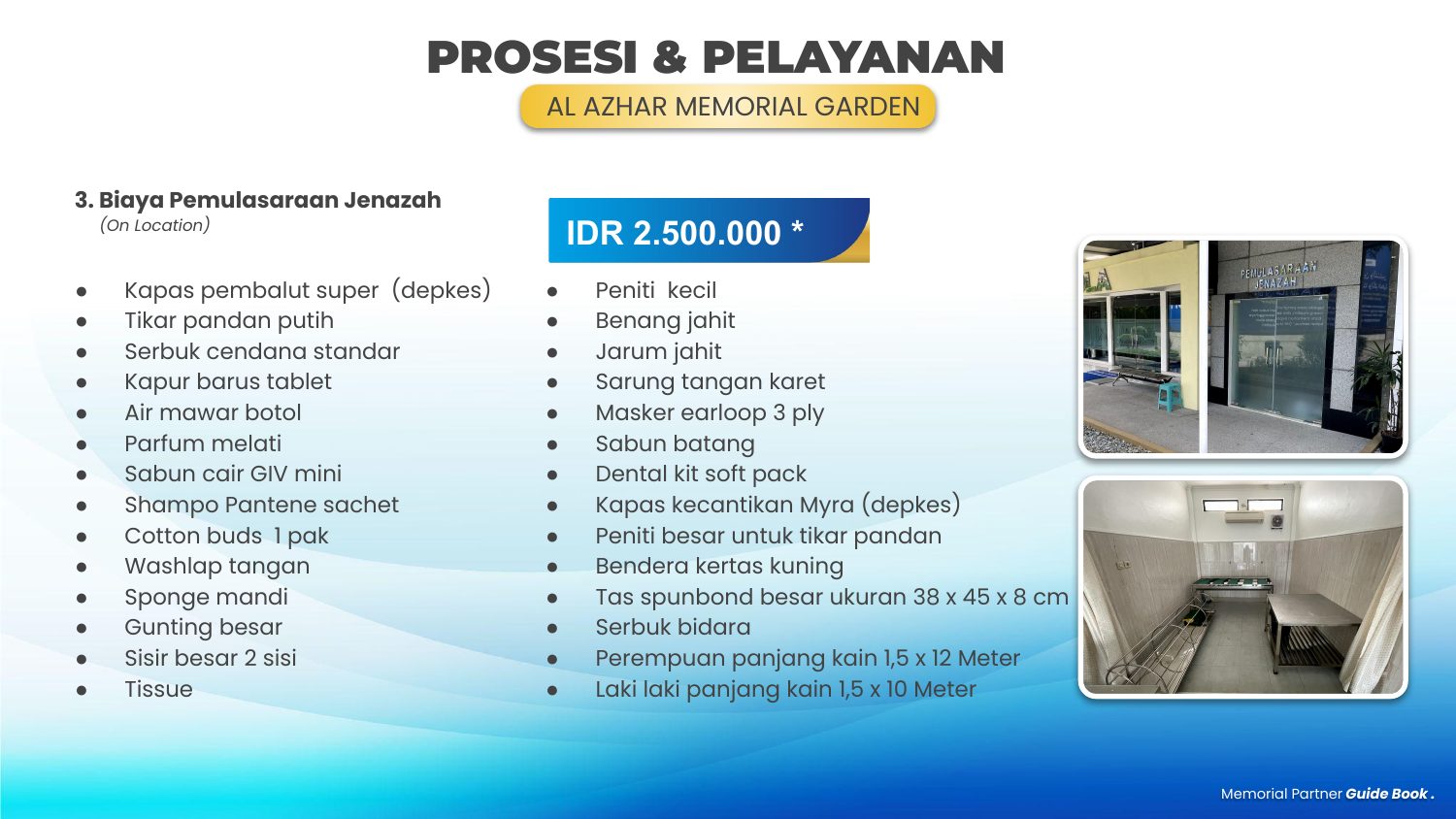 Biaya pemulasaraan jenazah